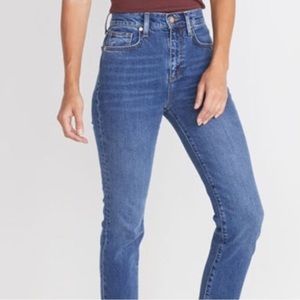 Marine Layer High Rise Vintage Straight Cropped Jeans